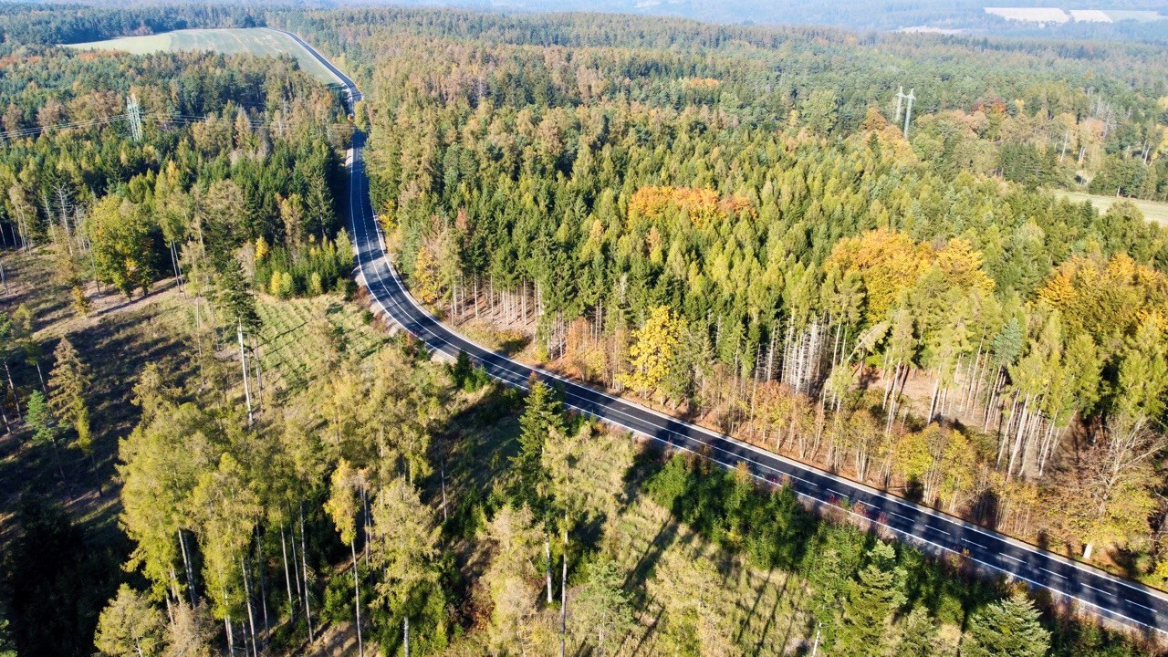Silnice II/395 – modernizace úseku Ludvíkov–Zbraslav - Road and bridge construction Silnice II/395 – modernizace úseku Ludvíkov–Zbraslav - Road and bridge construction