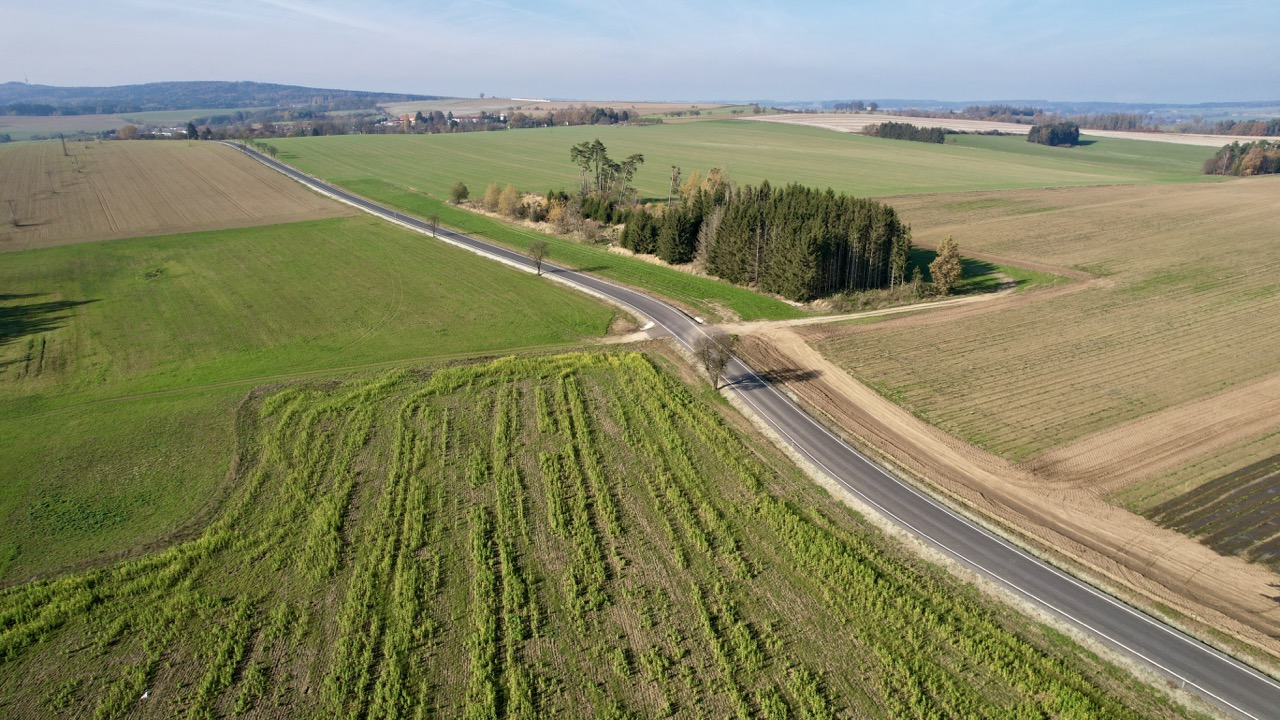 Silnice III/1281 – rekonstrukce úseku Košetice–Vyklantice - Road and bridge construction