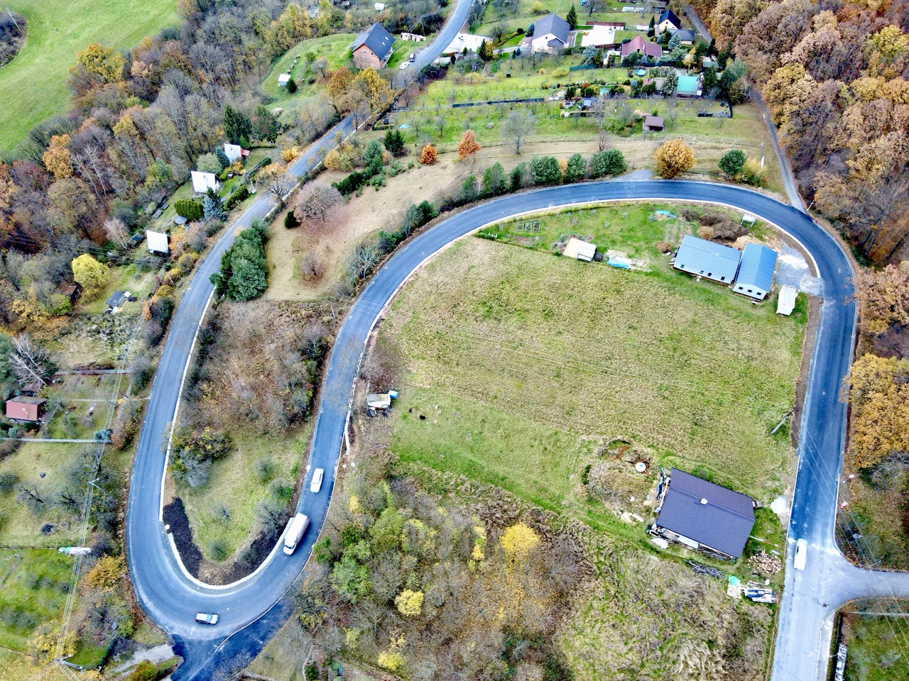 Silnice III/36740, úsek Bělov–Žlutava – rekonstrukce - Road and bridge construction